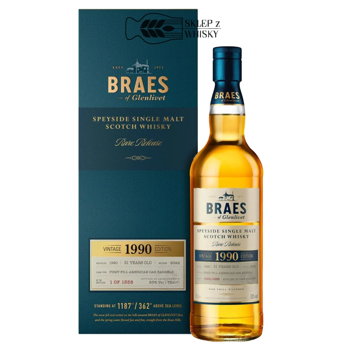 Braes Of Glenlivet Vintage 1990 31YO 700 ml