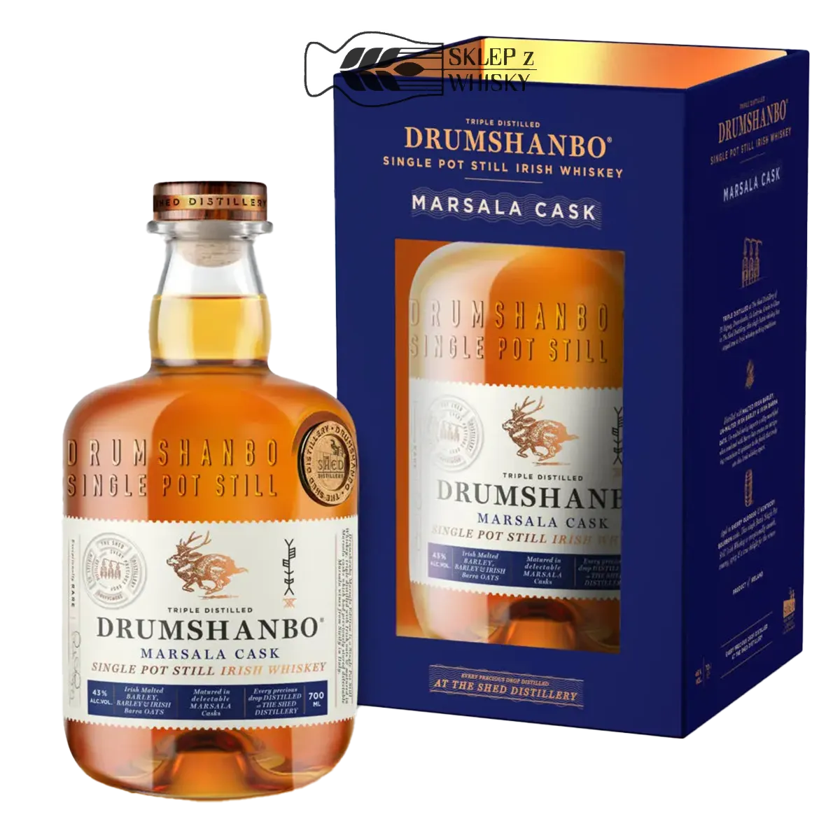 Drumshanbo Single Pot Still Marsala Cask 700ml