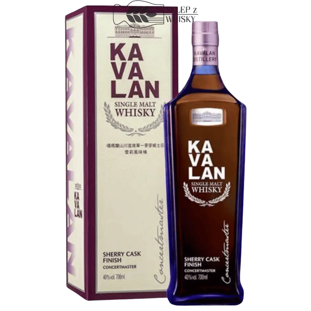 Kavalan Concertmaster Sherry Cask Finish whiskhy single malt, 700 ml, w pudełku